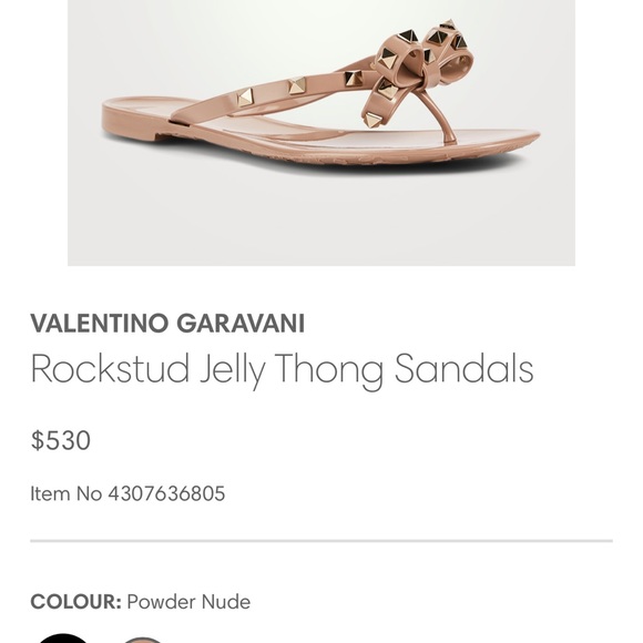 Valentino rockstud jelly sandals - Picture 4 of 9